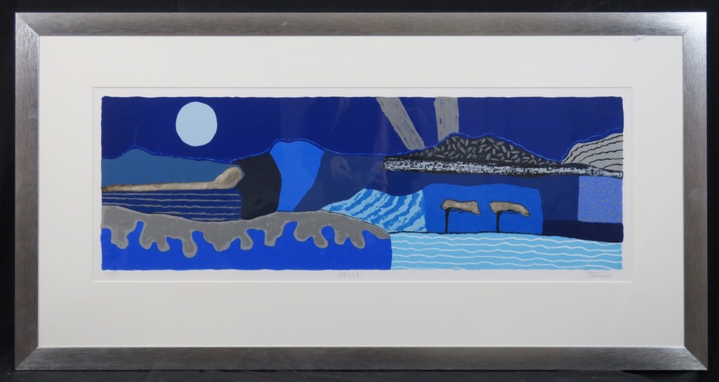 Ronald Boonacker: Zeefdruk, Aruba - Ingelijst verkocht voor € 75!