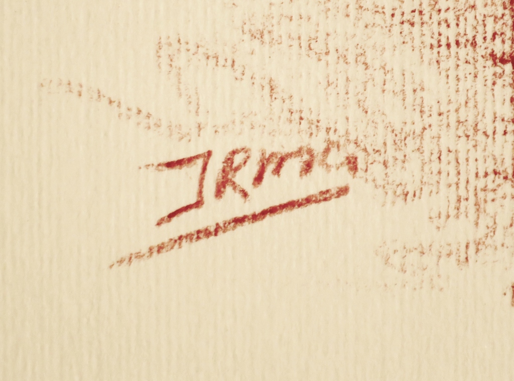 Irma van de Zande - krijttekening vrouw kopen? Bied vanaf 1!