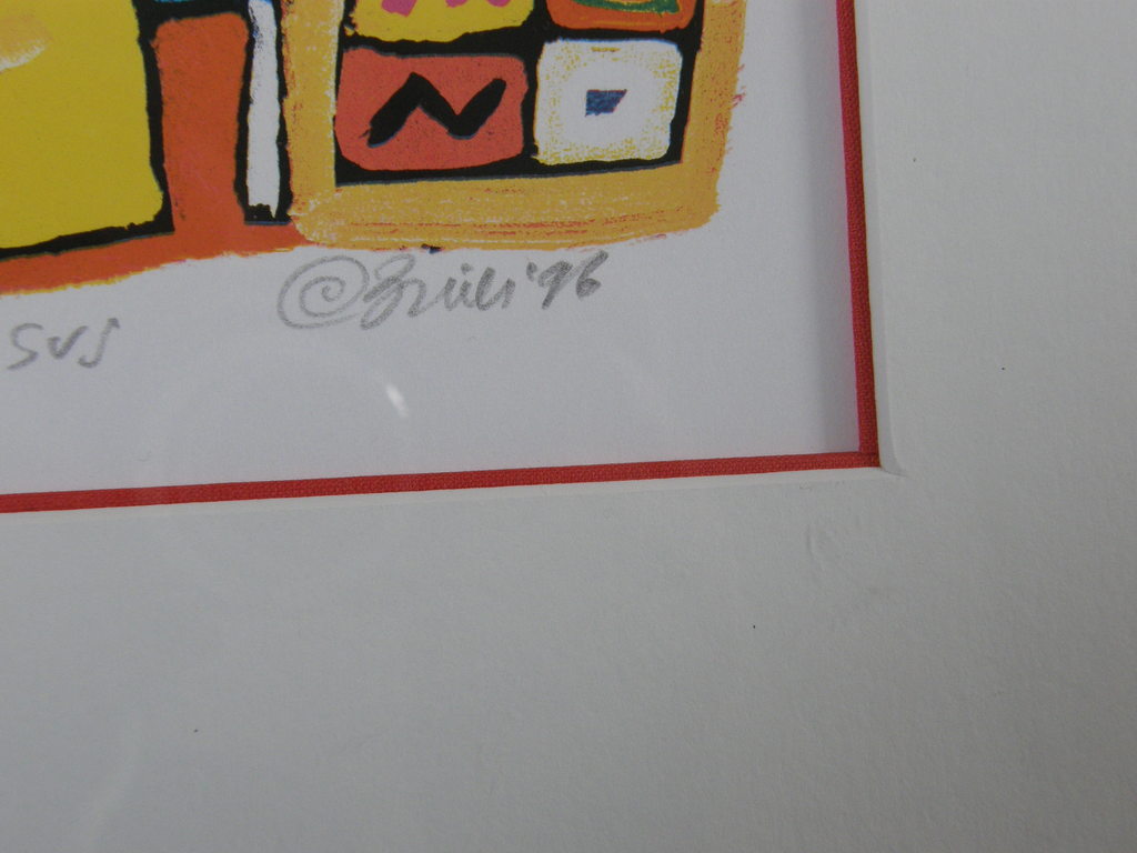 Clemens Briels: zeefdruk, genummerd en potlood gesigneerd kopen? Bied vanaf 1!