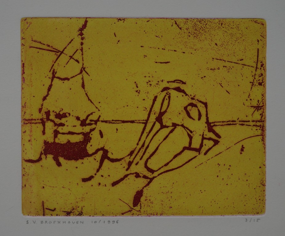 Saskia van Broekhoven - gesigneerde ets - 15 ex. - 1996 kopen? Bied vanaf 1!