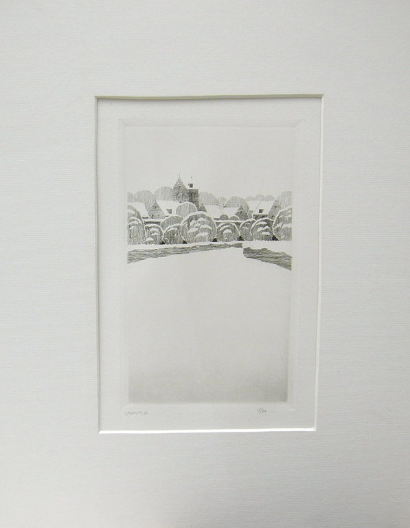 Dolf Zwerver, ets, zonder titel kopen? Bied vanaf 30!