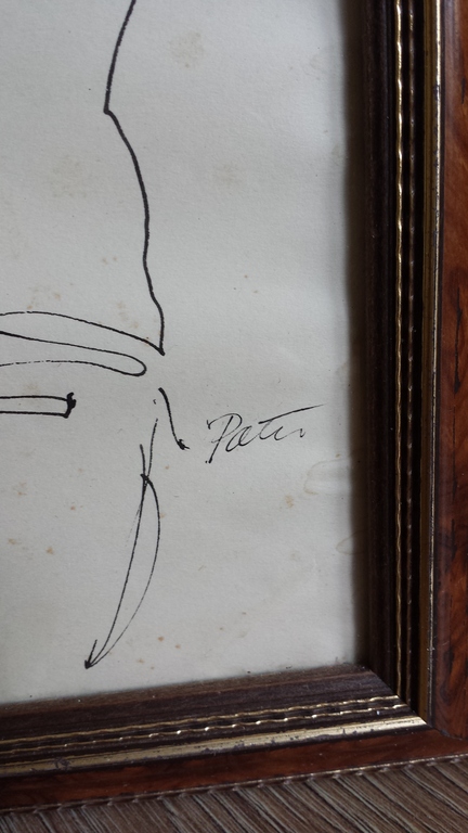 Peter van Straaten: tekening, twee portretten kopen? Bied vanaf 40!