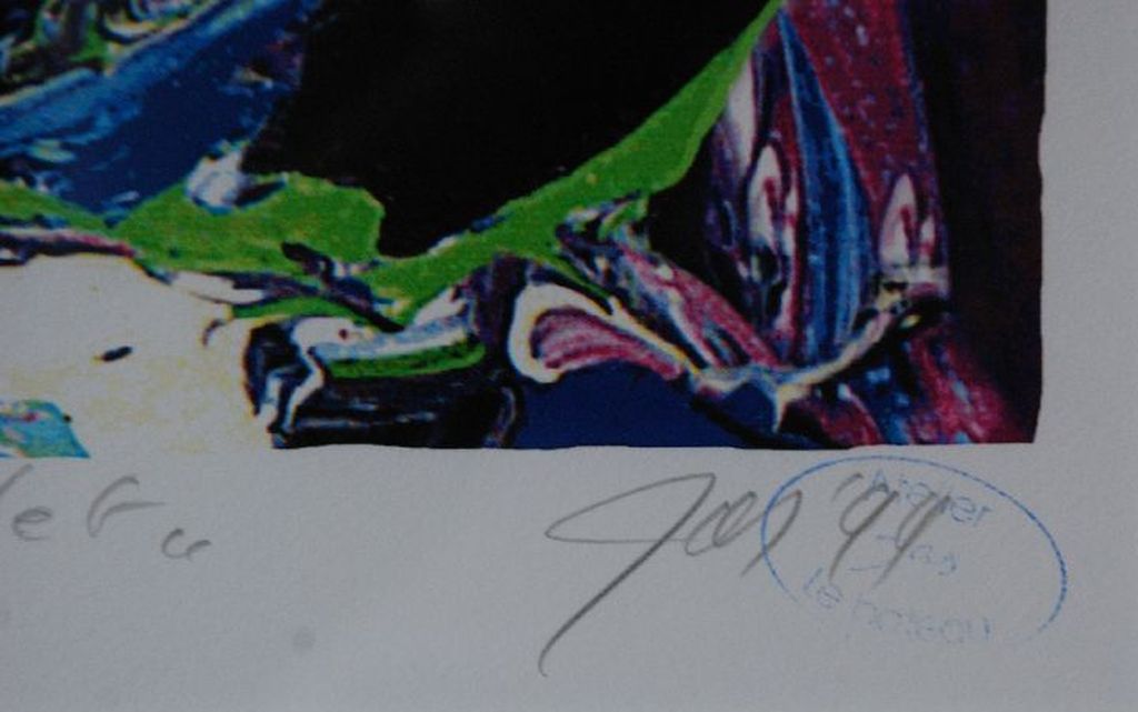 Prachtige Zeefdruk van JAS (Johan Adriaan Smit). -MABEL VIOLET- 1999 kopen? Bied vanaf 69!