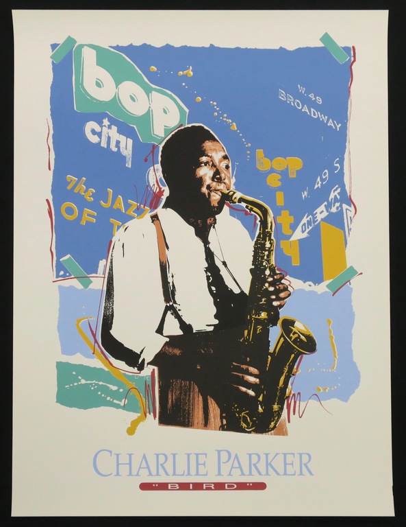 Onbekend ongesigneerd: Zeefdruk, Charlie Parker kopen? Bied vanaf 1!