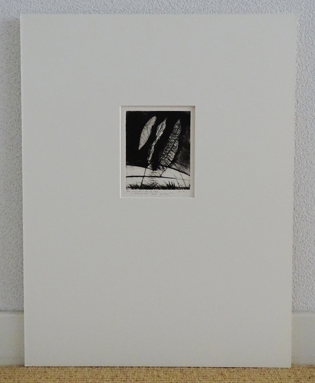 Tussen het gras, droge naald, 1994, H.E. verkocht voor € 70!