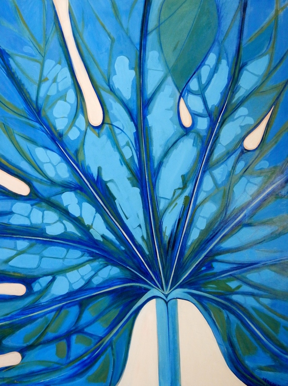 Hens de Jong (1927-2003) | Olieverf op doek 1991 | Bloemblad verkocht voor € 295!