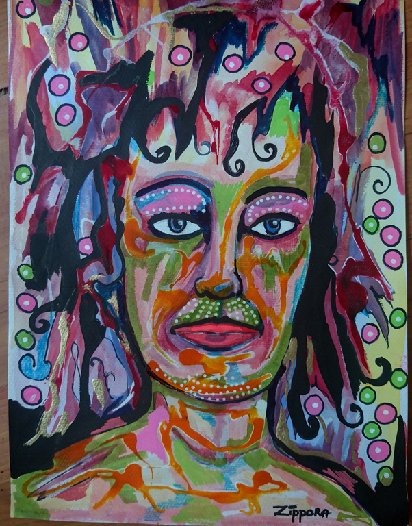 Zippora Meijer Breathless acryl en posca op aquarelpapier kopen? Bied vanaf 1!