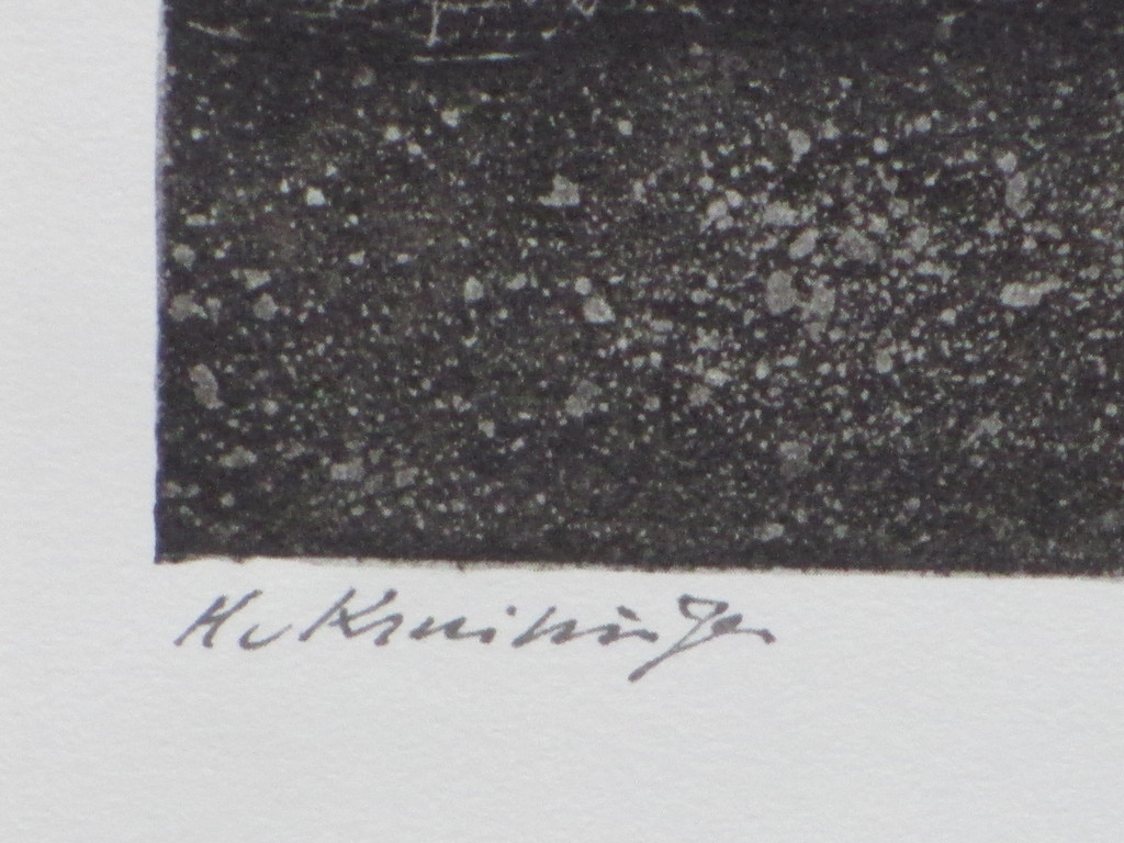 Harry van Kruiningen, The Fall of the House of Usher, Litho kopen? Bied vanaf 1!