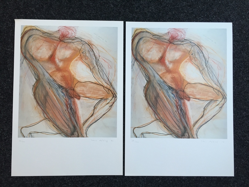 2 X HANS ABBING originele Zeefdruk/Litho  voor het AIDS FONDS  kopen? Bied vanaf 1!
