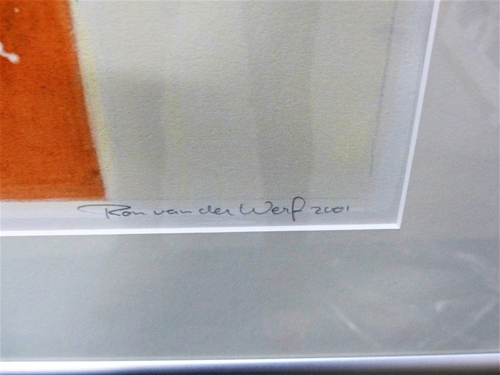 Ron v/d Werf,zeefdruk op papier met zwelinkt, Symfonie 2,HandgesigneerdOplage 3/ kopen? Bied vanaf 125!