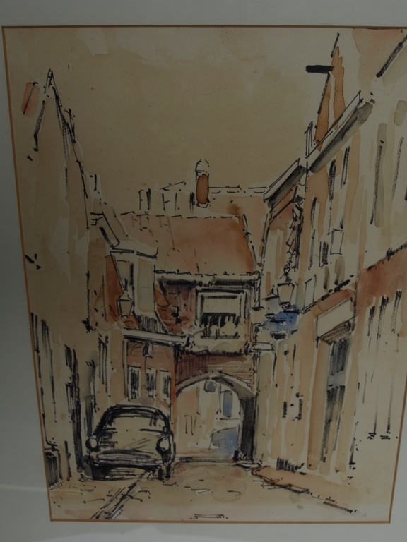 Wassing met pen – Onbekende kunstenaar – Ingelijst - 40 x 50 cm kopen? Bied vanaf 1!