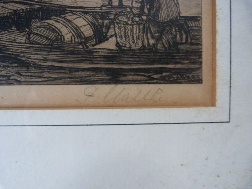  Oskar Paul Matthes ( 1872 – 1956 ) - Gezicht op haven te Dordrecht. kopen? Bied vanaf 1!