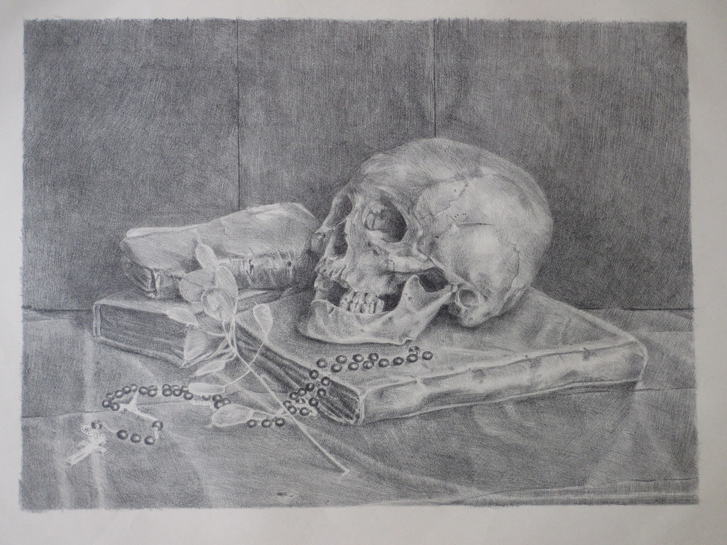 Mien Cambier van Nooten, Vanitas-voorstelling, Litho kopen? Bied vanaf 1!