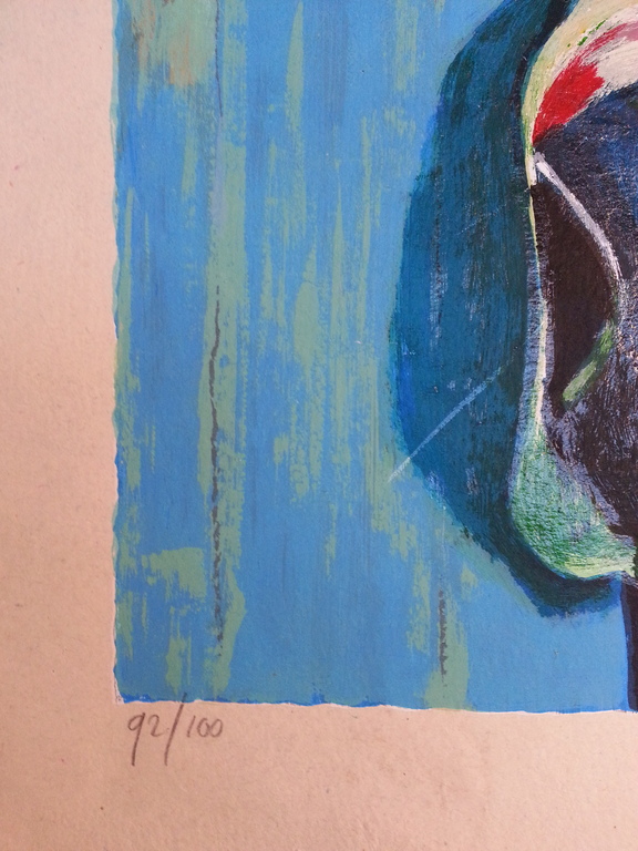 Theo Onnes zeefdruk op handgeschept papier " Eva "  kopen? Bied vanaf 50!