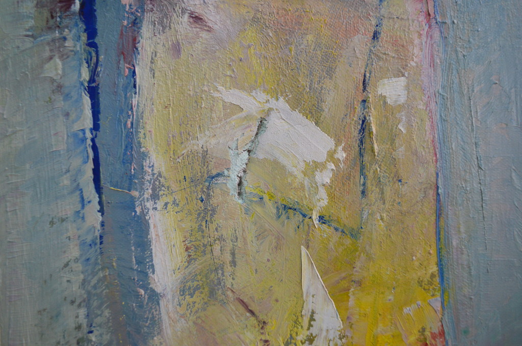 A.H. de Jonge, oliepaneel,  kopen? Bied vanaf 500!