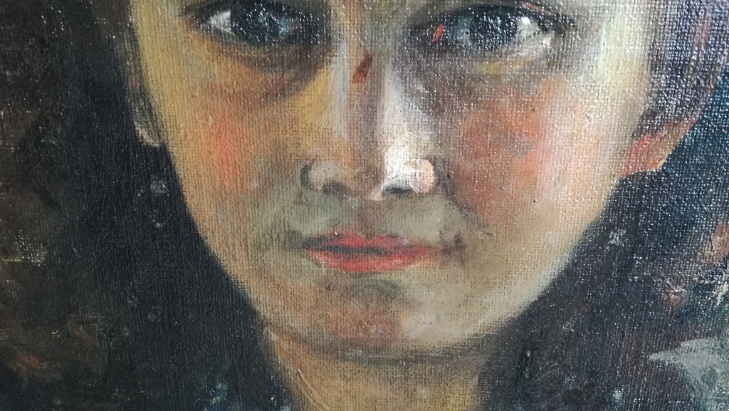 Onbekend kunstenaar, Olieverf op doek, Portret  kopen? Bied vanaf 35!