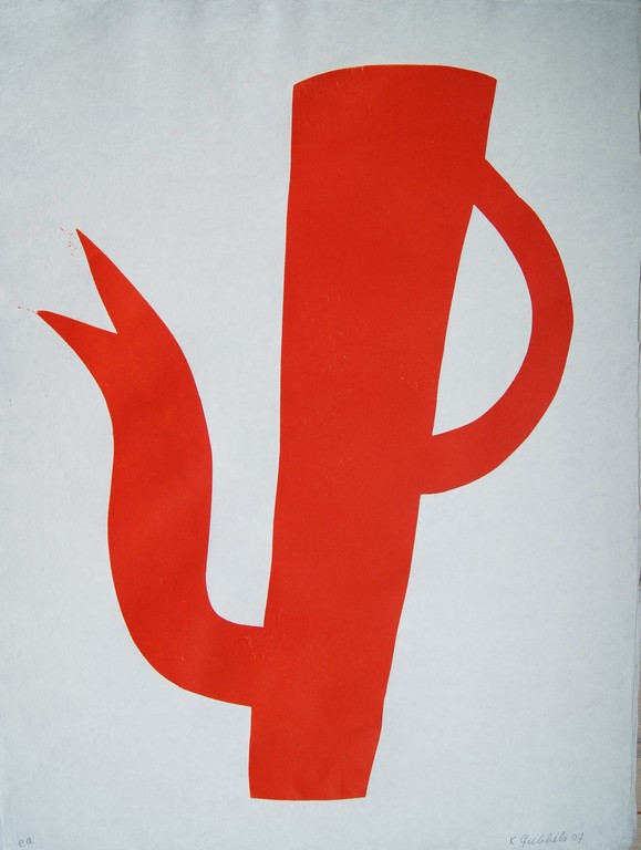 Klaas Gubbels grote houtdruk uit 2007. kopen? Bied vanaf 585!