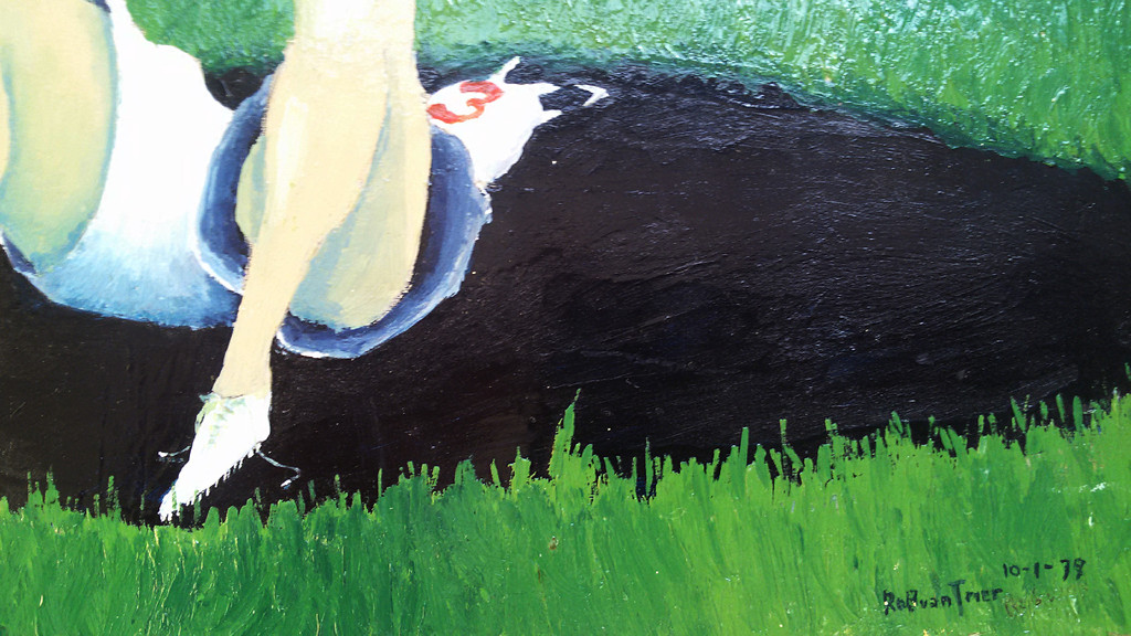 Rob van Trier - Atletiek, olieverf op paneel kopen? Bied vanaf 150!