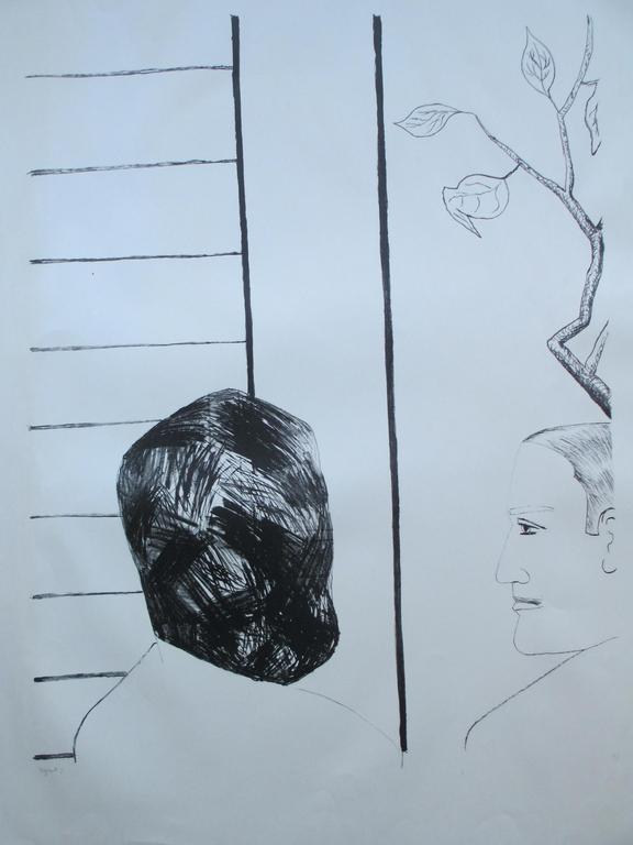 Alphons Freymuth, Confrontatie, Litho verkocht voor € 50!