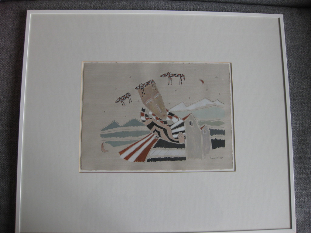 Johnny Rolf, inkt/waterverf, z.t. kopen? Bied vanaf 20!