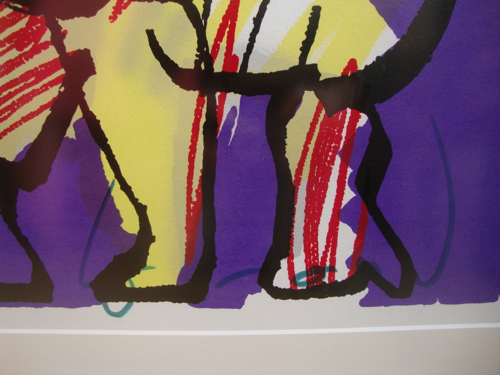 Herman Brood -Zeefdruk - ' TRUE LOVE '  - INGELIJST -  GROOT!!!!                 kopen? Bied vanaf 395!