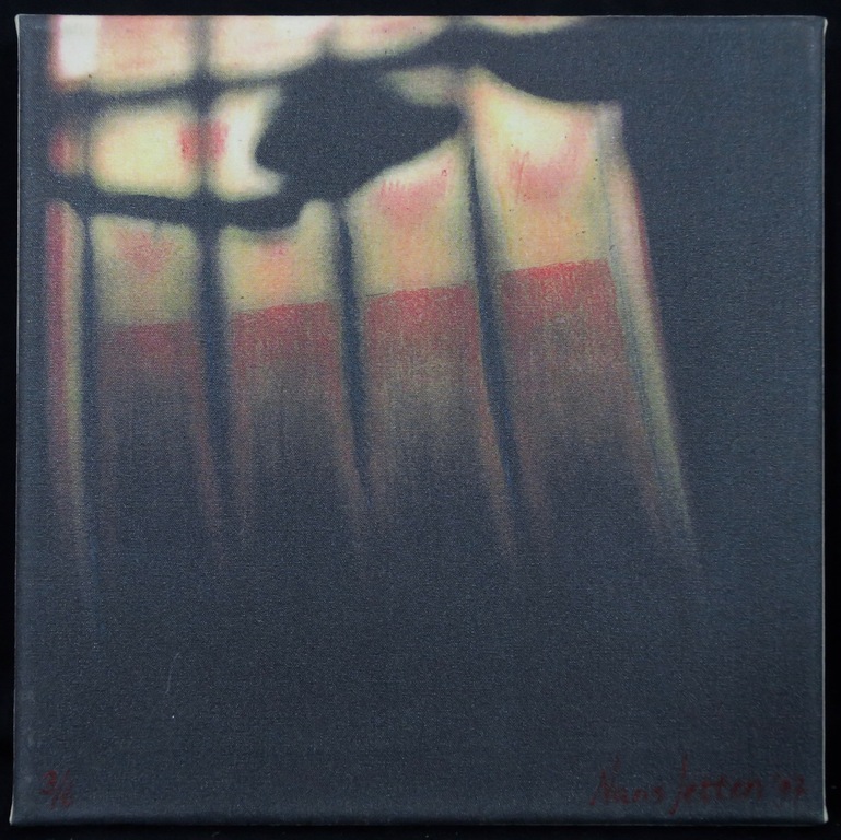 Nans Jetten: Vierluik op doek, Zonder titel  kopen? Bied vanaf 1!