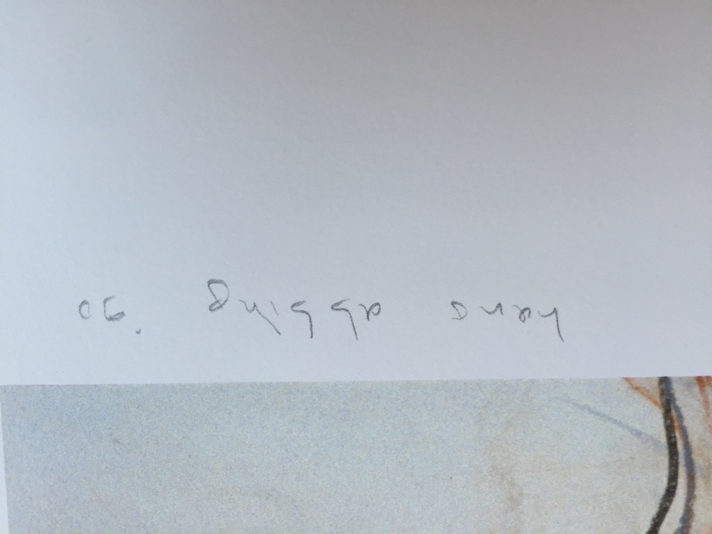 2 X HANS ABBING originele Zeefdruk/Litho  voor het AIDS FONDS  kopen? Bied vanaf 1!