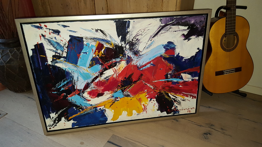 Gagik Manoukian (1952) - Acrylverf op doek. gesigneerd rechtsonder, '12 en verso kopen? Bied vanaf 225!