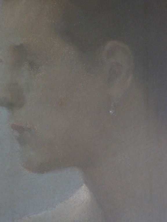 Frans Deutmann (1867-1915) "Jonge Dame halfnaakt" pastel omstreeks 1900 kopen? Bied vanaf 1!