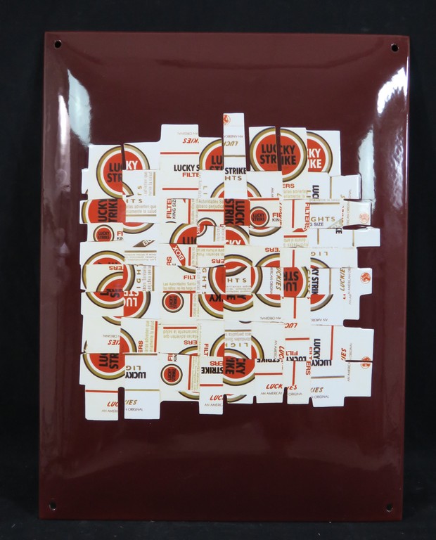 Rob Scholte: Emaille, Lucky Strike verkocht voor € 151!