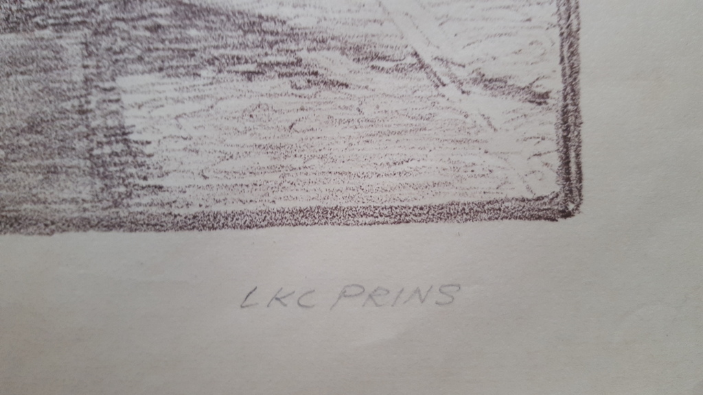 L.K.C. Prins (1887-1957) - ets, Grimburgwal Amsterdam 1907, handgesingeerd kopen? Bied vanaf 39!