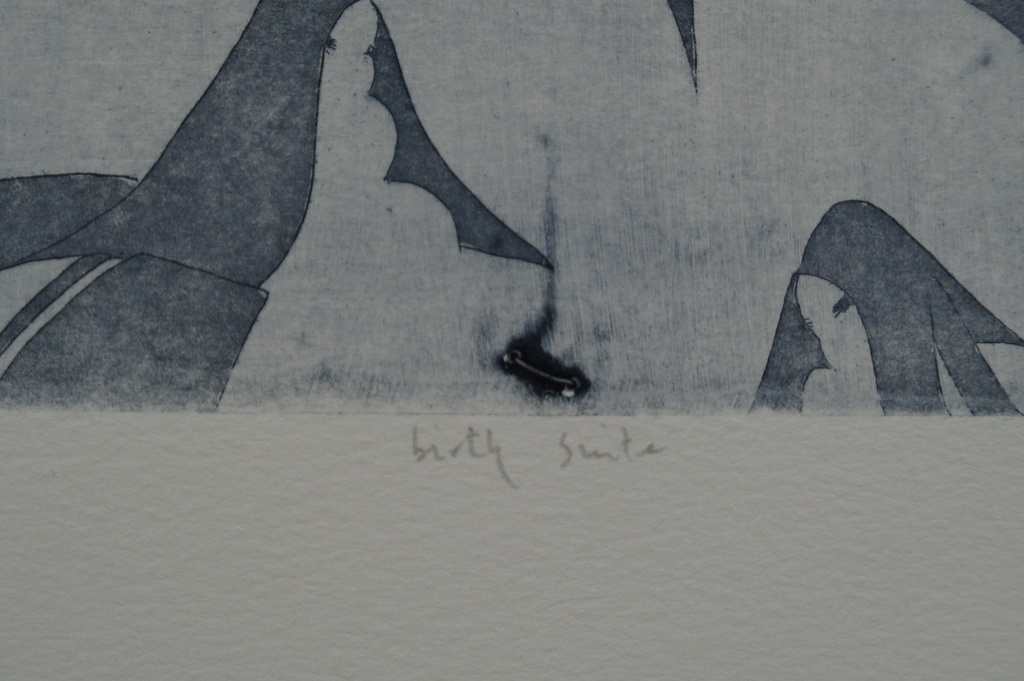 Mark Visione - gesigneerde ets - birth suite kopen? Bied vanaf 20!