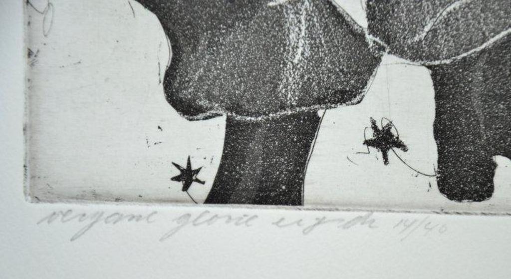 Wim Worm: Ets, 'Vergane glorie', 1971 kopen? Bied vanaf 1!