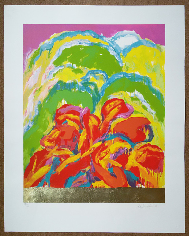 Yasse Tabuchi - Flowers, zeefdruk kopen? Bied vanaf 75!