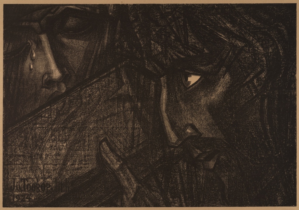 Bijzondere en zeldzame litho / steendruk Jan Toorop (1924) kopen? Bied vanaf 1!