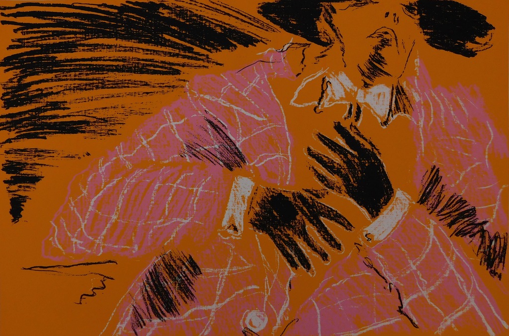 Dees de Bruyne - kleurenlitho - Homme à la Veste à Carreaux kopen? Bied vanaf 60!