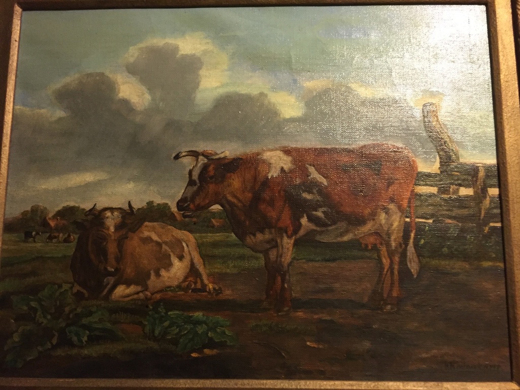 Klassiek schilderij van runderen. kopen? Bied vanaf 500!