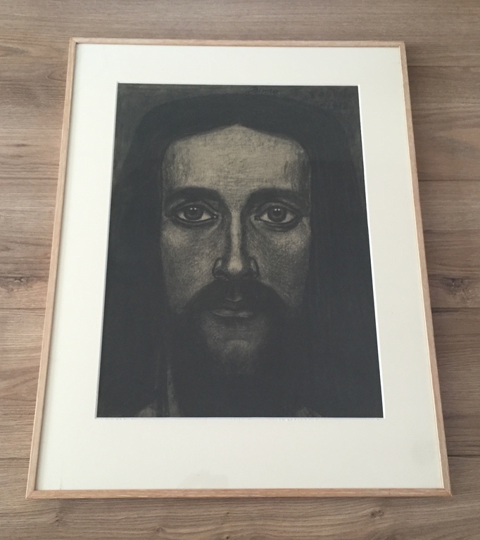 Gesigneerde Jan Toorop - Christus (1912). Zeldzaam & in uitmuntende staat! verkocht voor € 160!