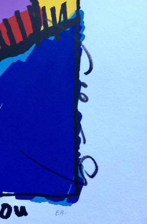 Herman Brood - Originele hand gesigneerde kleurenzeefdruk - Kook van jou kopen? Bied vanaf 1!