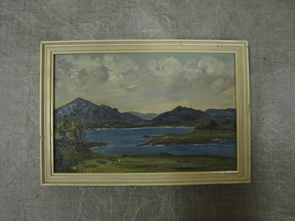 oud olieverfje "Schotland landschap" onduidelijk gesigneerd ca. 1920 kopen? Bied vanaf 1!