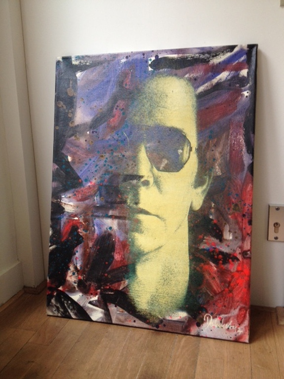 Peter Donkersloot, schilderij, Lou Reed kopen? Bied vanaf 150!