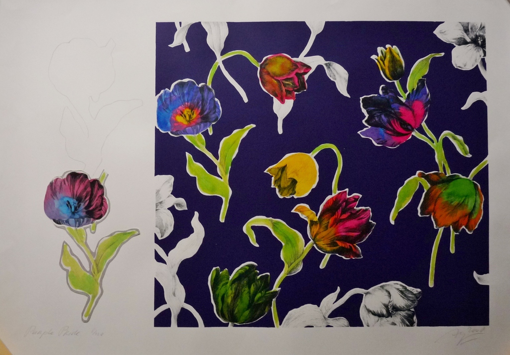 Arjan van Arendonk, Zeefdruk, Purple Pride verkocht voor € 100!