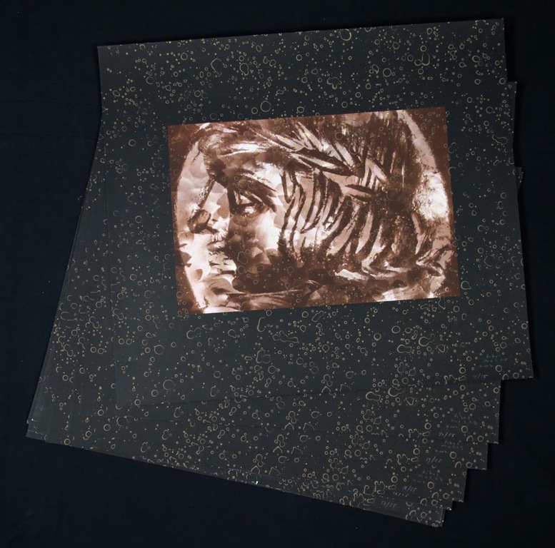 Lot met 16 zeefdrukken van Titus Nolte: Zonder titel (portret)  kopen? Bied vanaf 1!