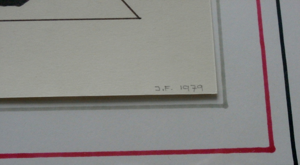 J. Freeke - Tekening: A - 1977 kopen? Bied vanaf 1!