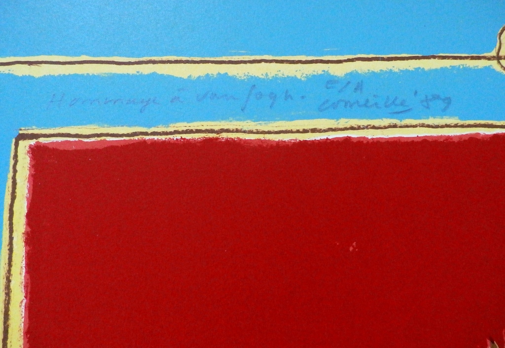Corneille - zeefdruk: Hommage a van Gogh - 1989 kopen? Bied vanaf 295!