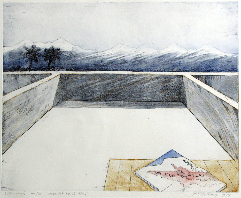 SUMMER SALE - Jan Verburg - modern werk - Litho uit 1979 (perfecte staat) verkocht voor € 90!
