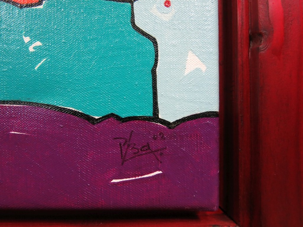 Paul Bartels: Acryl op doek, Sneeuw - Ingelijst kopen? Bied vanaf 80!