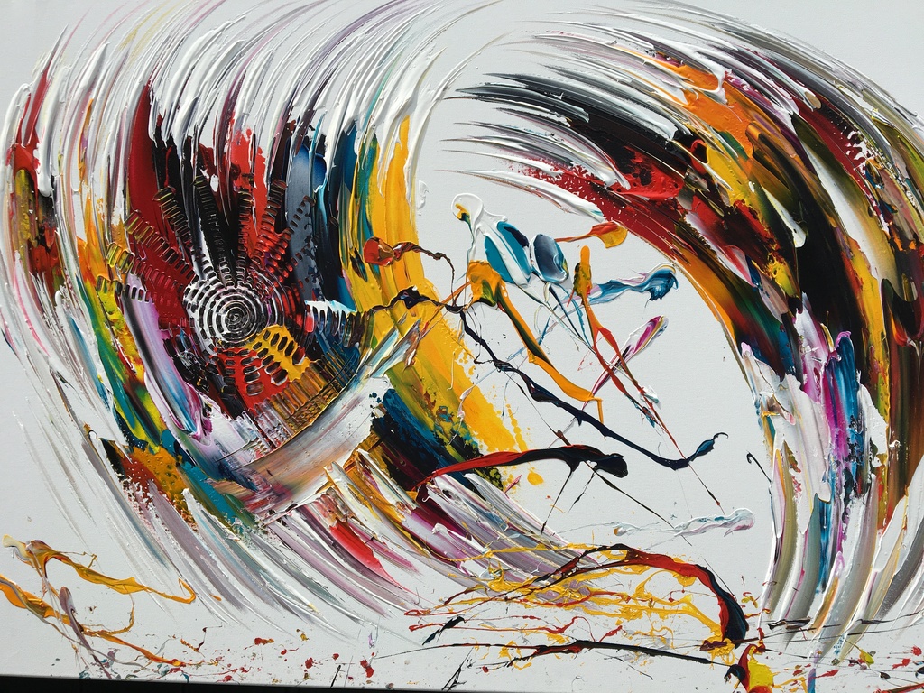 Gena - Abstract - 2017 - Gesigneerd kopen? Bied vanaf 250!