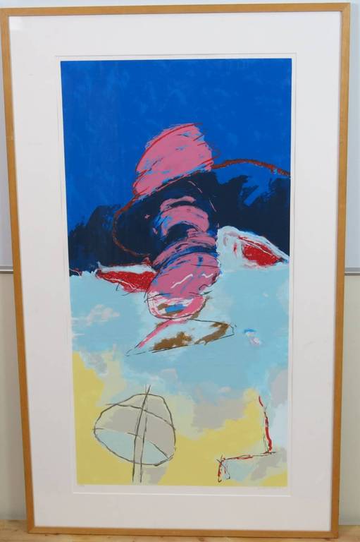 Henk van Vessem: Zeefdruk, Kleuren - Ingelijst (groot) kopen? Bied vanaf 40!