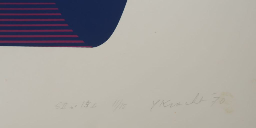 Yvonne Kracht: Zeefdruk, SII no. 15 b kopen? Bied vanaf 35!